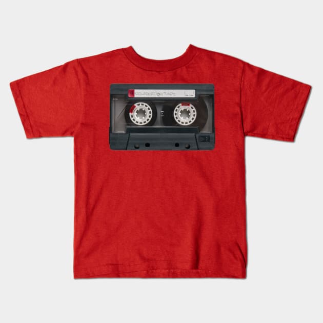 Relaxation Tape Kids T-Shirt by Retrofloto